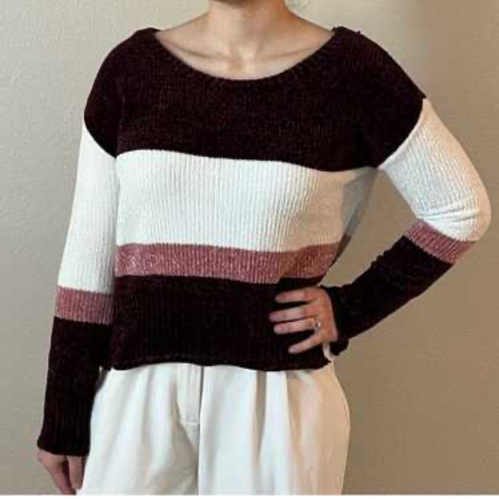 Chic Colorblock Sweater by Tamara size L
